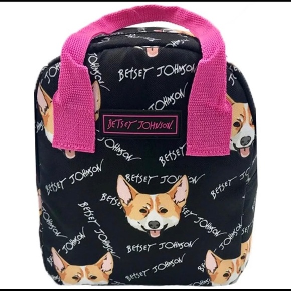 Betsey Johnson Handbags - Betsey Johnson corgi lunch tote Betsey Johnson Handbags - Betsey Johnson corgi lunch tote
